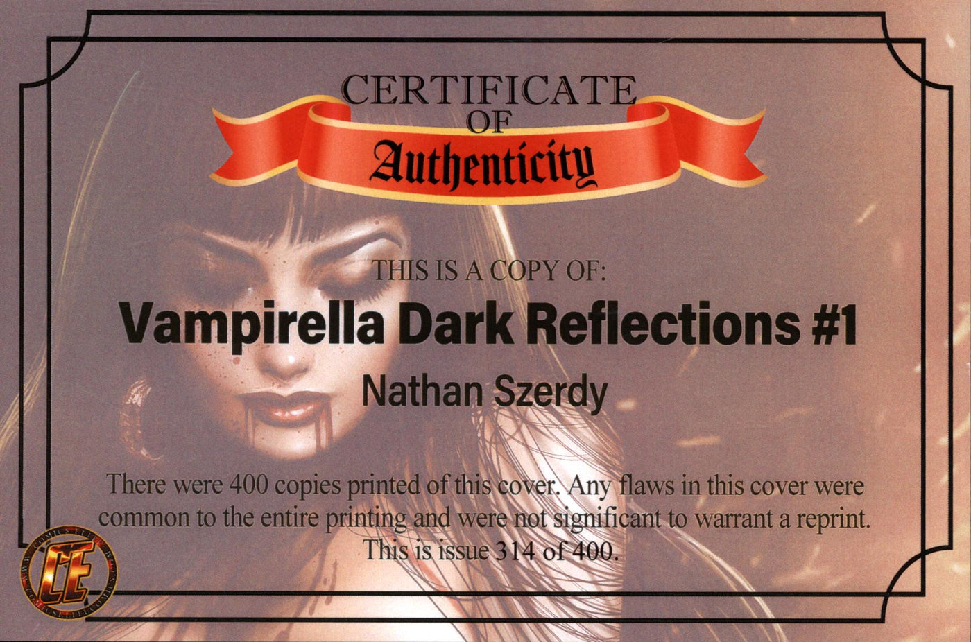 Vampirella: Dark Reflections #1 | Szerdy | LE | Exclusive Foil B