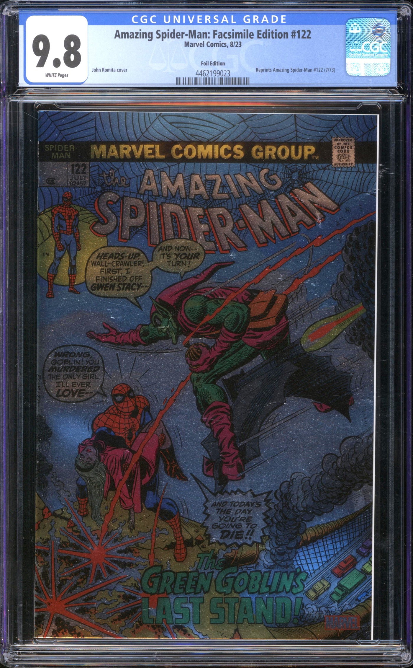 Amazing Spider-Man: Facsimile Edition #122 | Romita | Foil