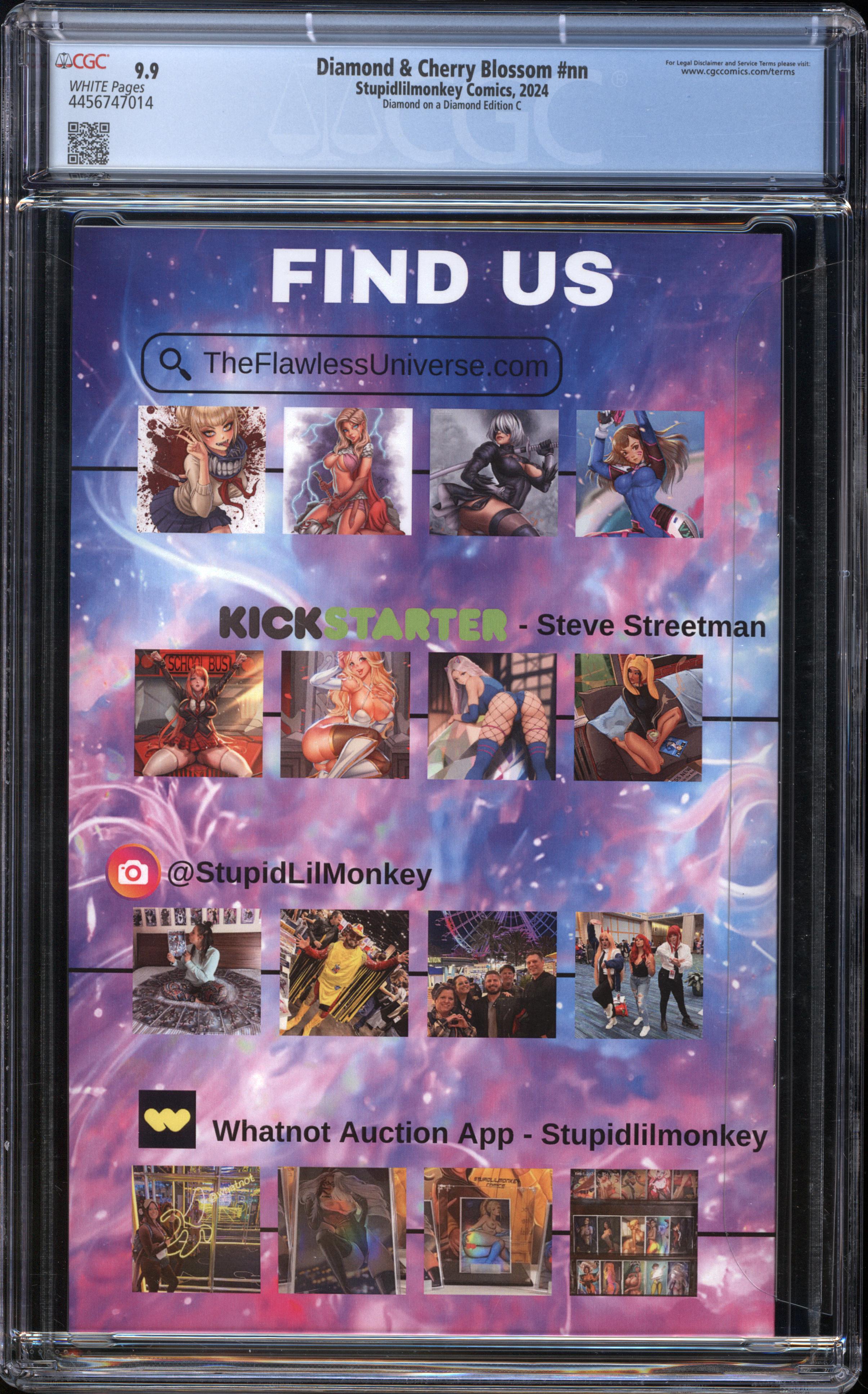 Diamond & Cherry Blossom | Flower XL | Diamond on Diamond | Nude