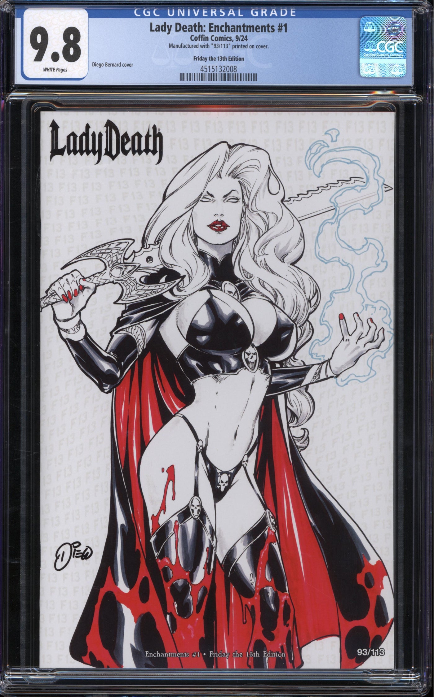 Lady Death: Enchantments #1 | Friday the 13th | Diego Bernard | LE 113