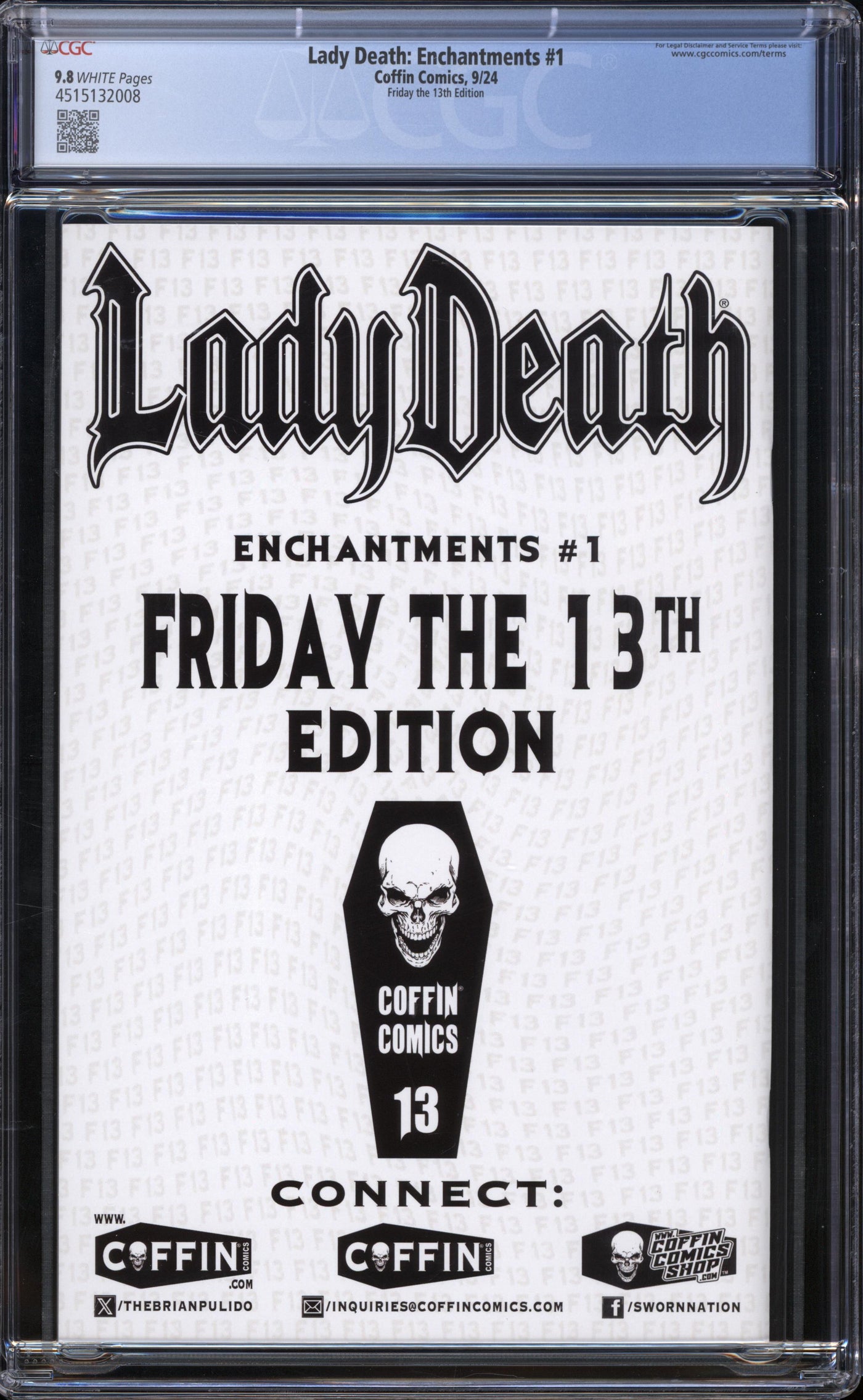 Lady Death: Enchantments #1 | Friday the 13th | Diego Bernard | LE 113