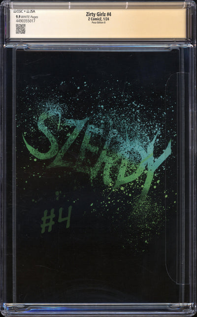 Zirty Girlz #4 | Szerdy | JSA AUTO | Pocahontas | "Topless"