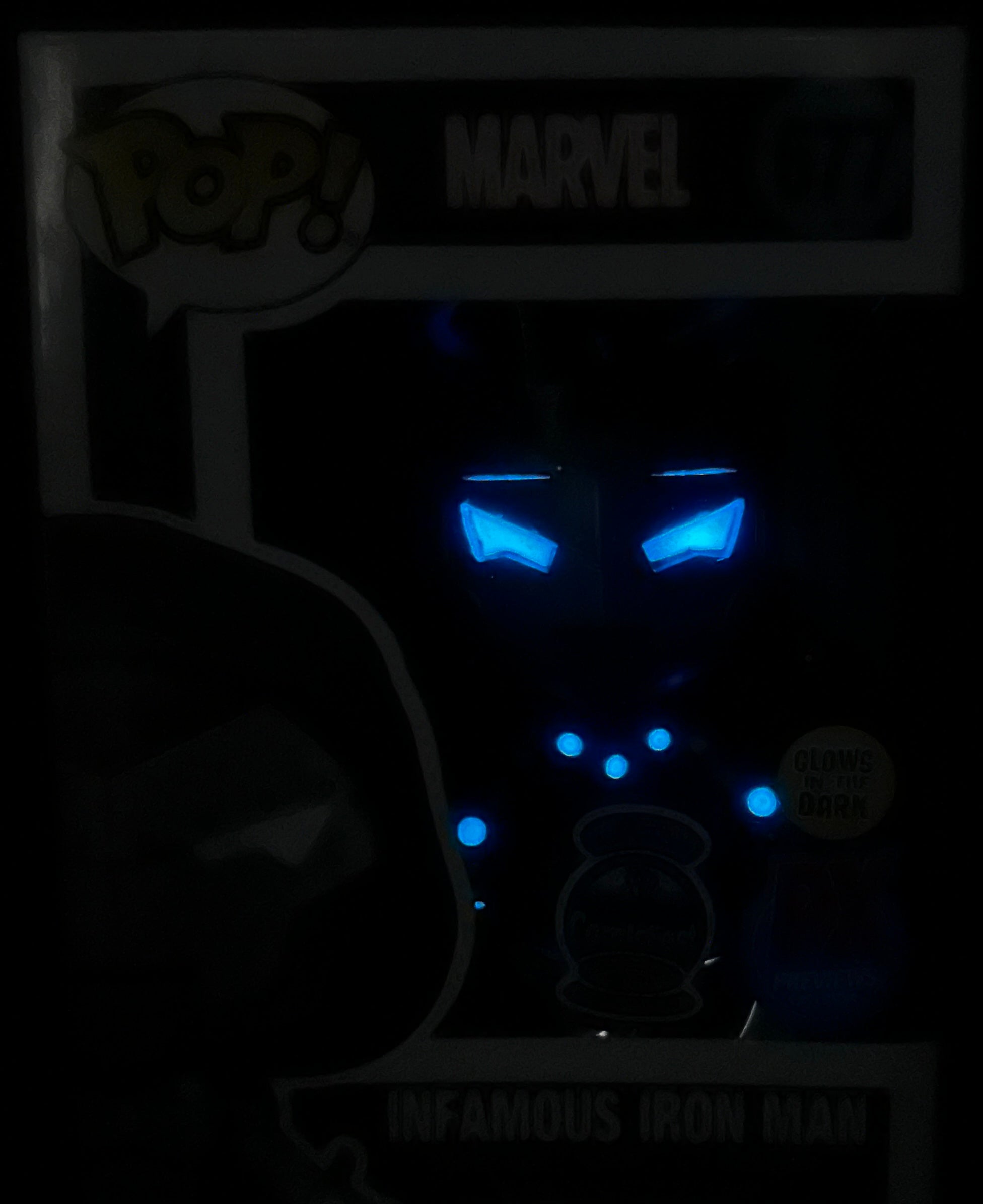 Funko Pop! Infamous Iron Man #677 | Marvel | GITD | LE 30,000