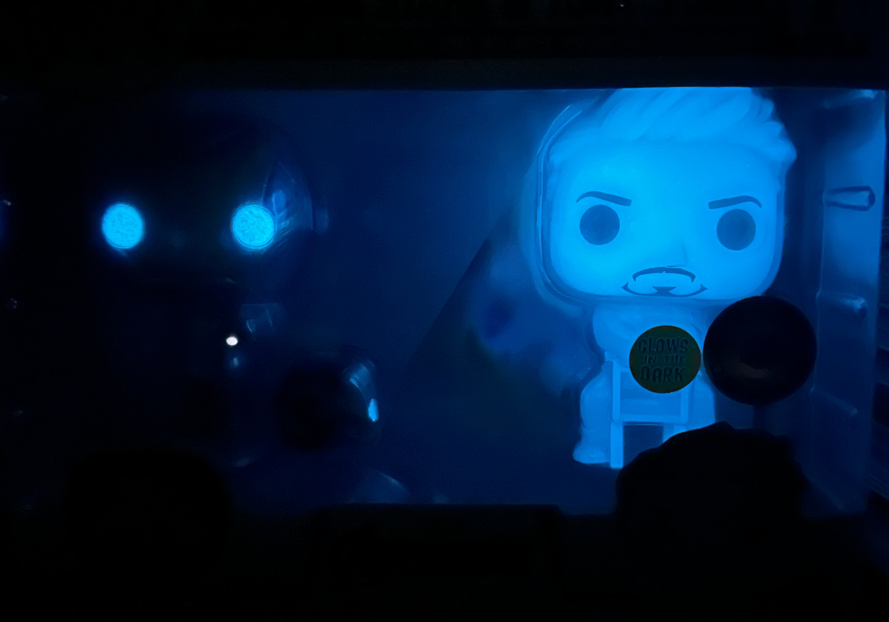 Funko Pop! Morgan Stark & Tony Stark 2 Pack | Avengers | GITD | Exclusive