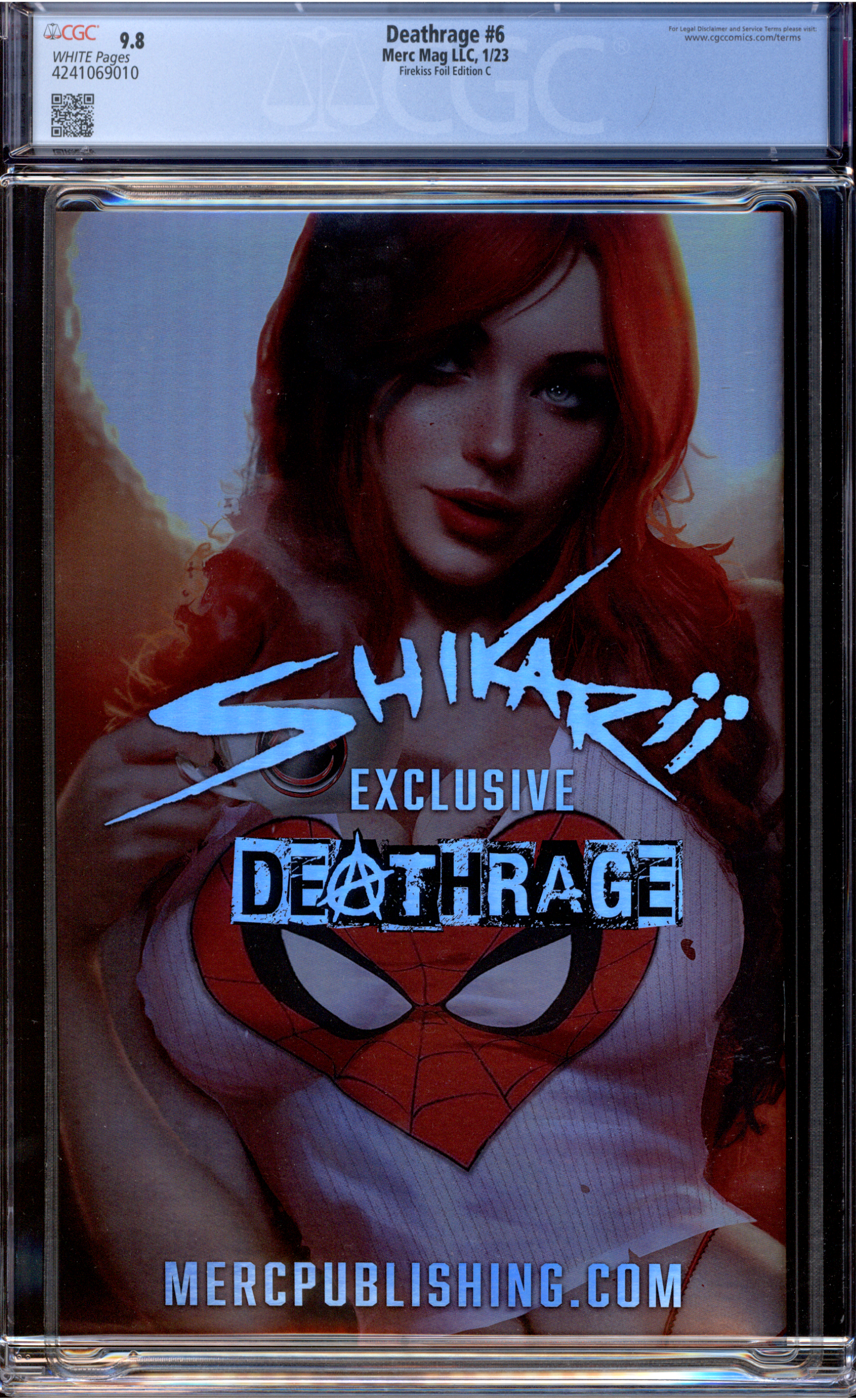 Buy Firekiss Deathrage #6 | Shikarii | 2023 Merc Mag LLC | Firekiss Foil Edition C | CGC 9.8