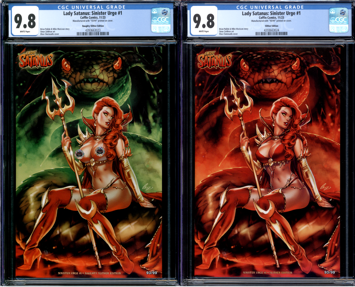 Lady Satanus: Sinister Urge #1 | Set of 2 | Chatzoudis | 