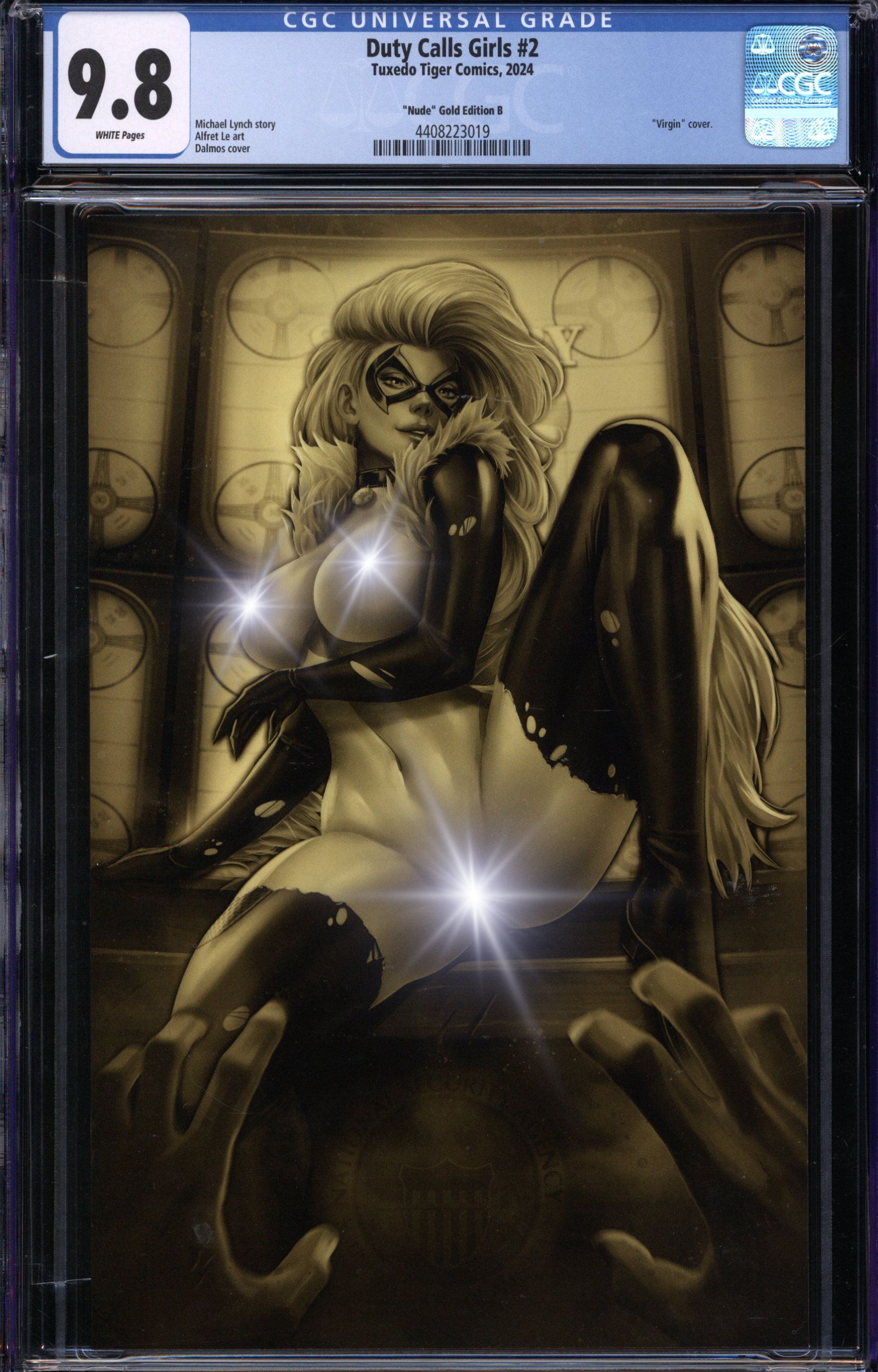 Duty Calls Girls #2 | Dalmos | Black Cat | LE 5 | Gold Edition | 