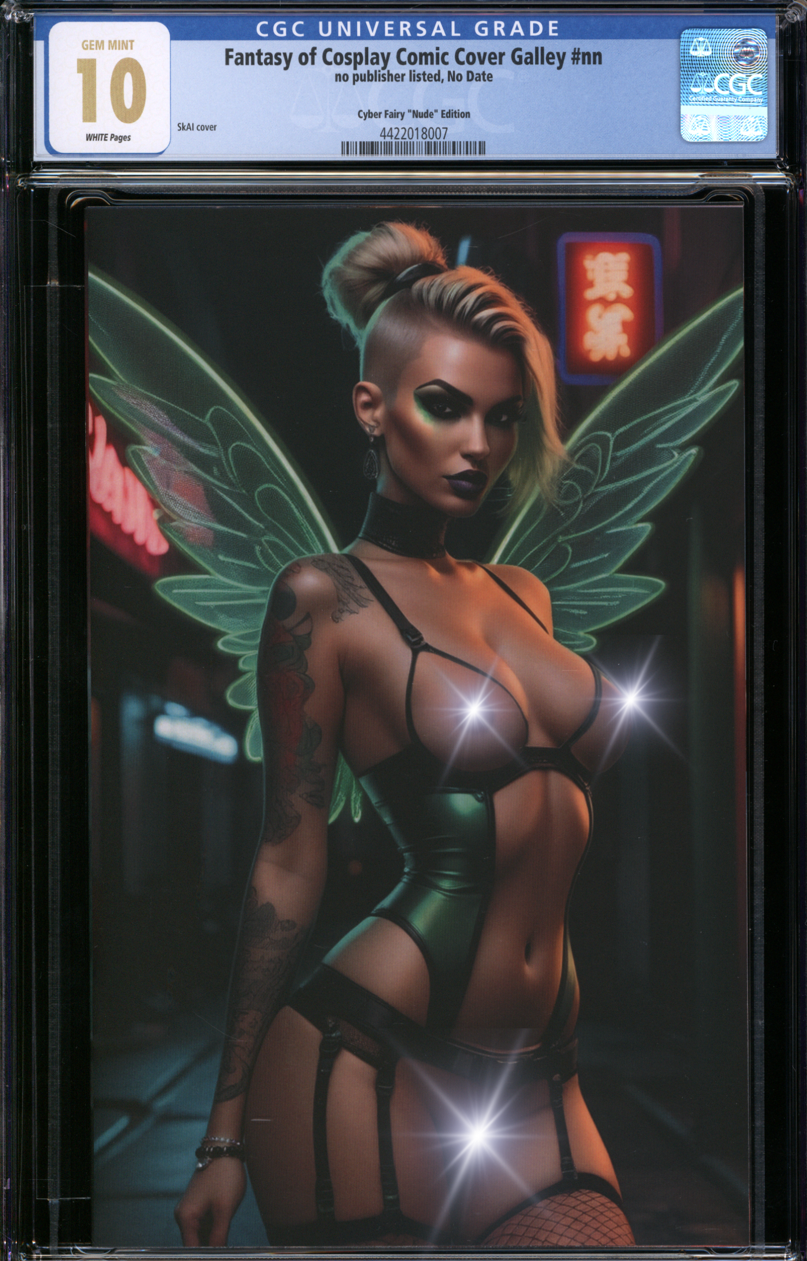 Fantasy of Cosplay Gallery | Cyber Fairy | Tinkerbell | Nude