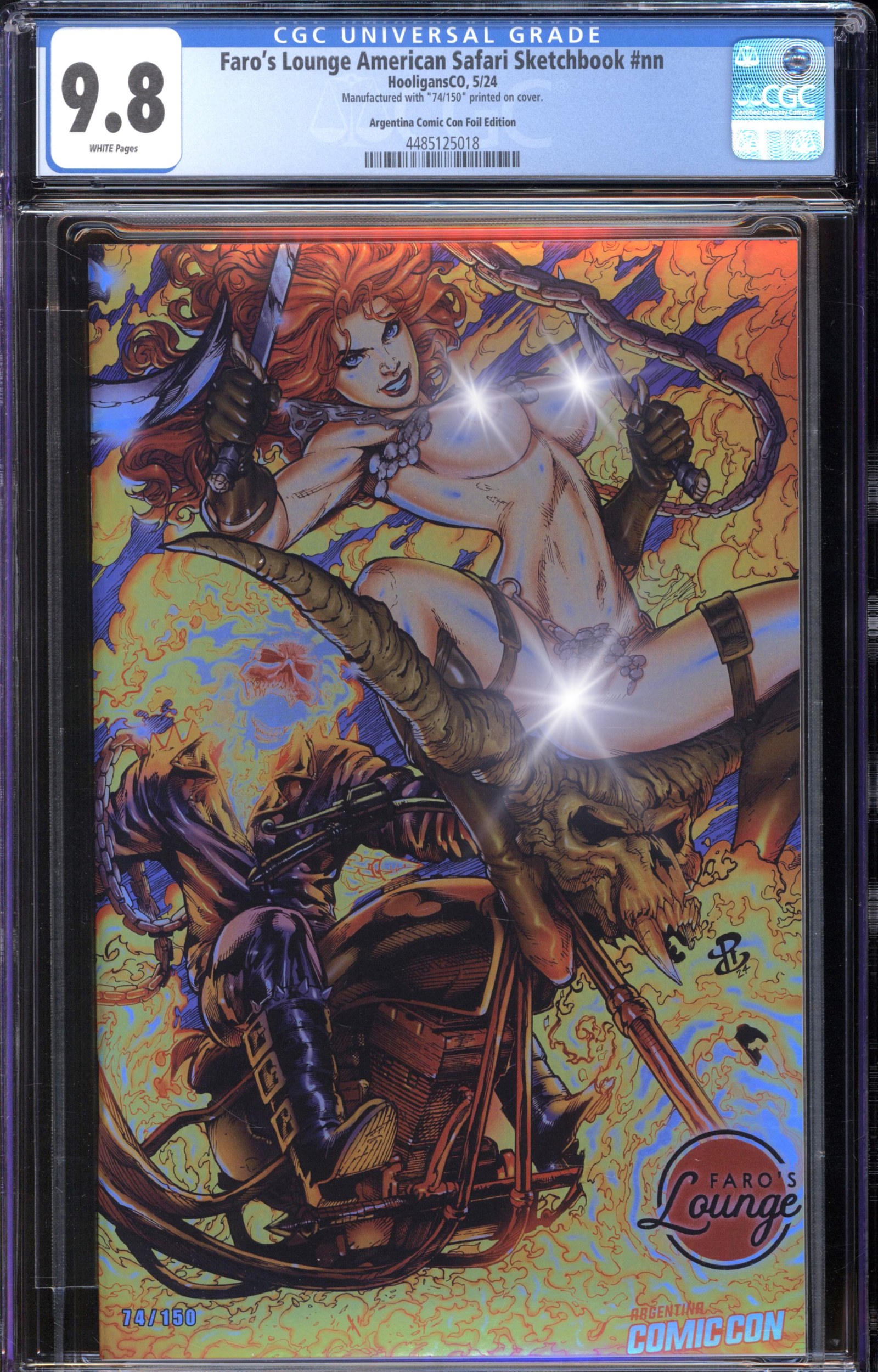 Faro's Lounge Sketchbook | Argentina | Red Sonja | Foil LE 150 | Nude