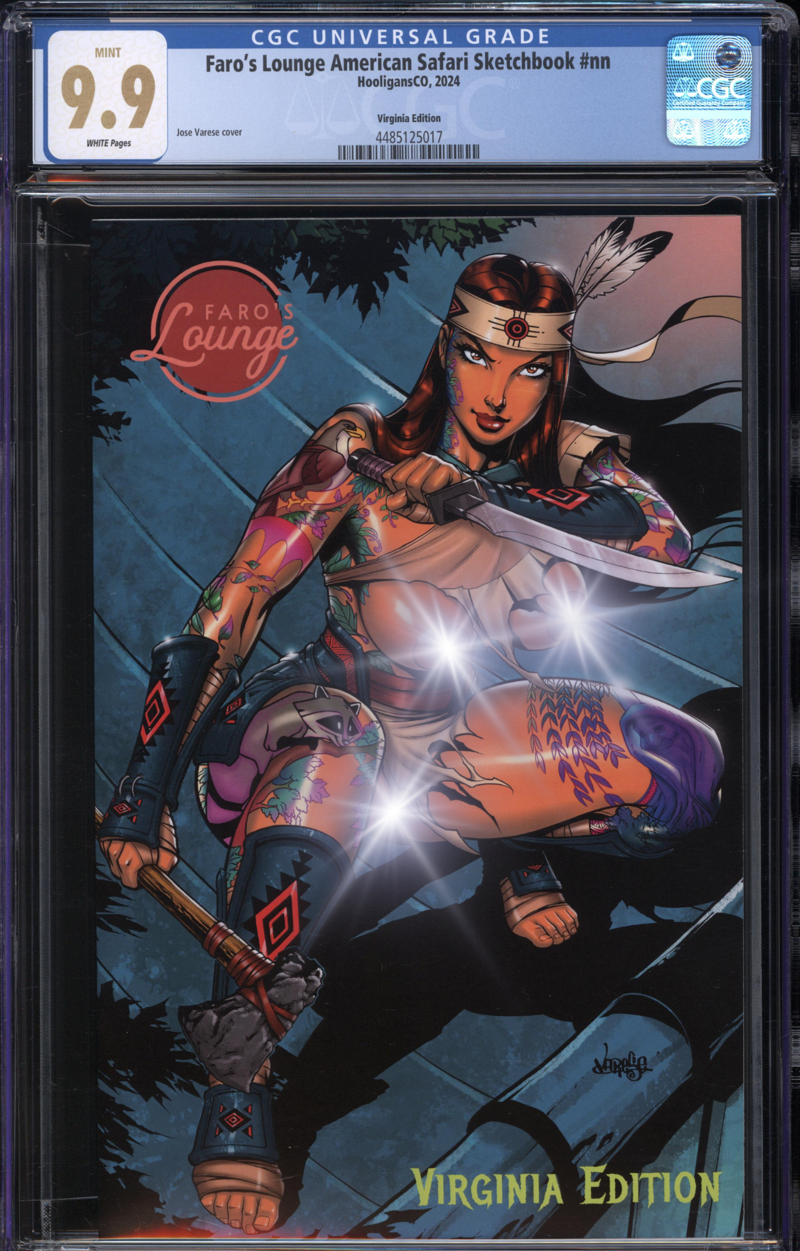 Faro's Lounge Sketchbook | Varese | Virginia | Pocahontas | Nude