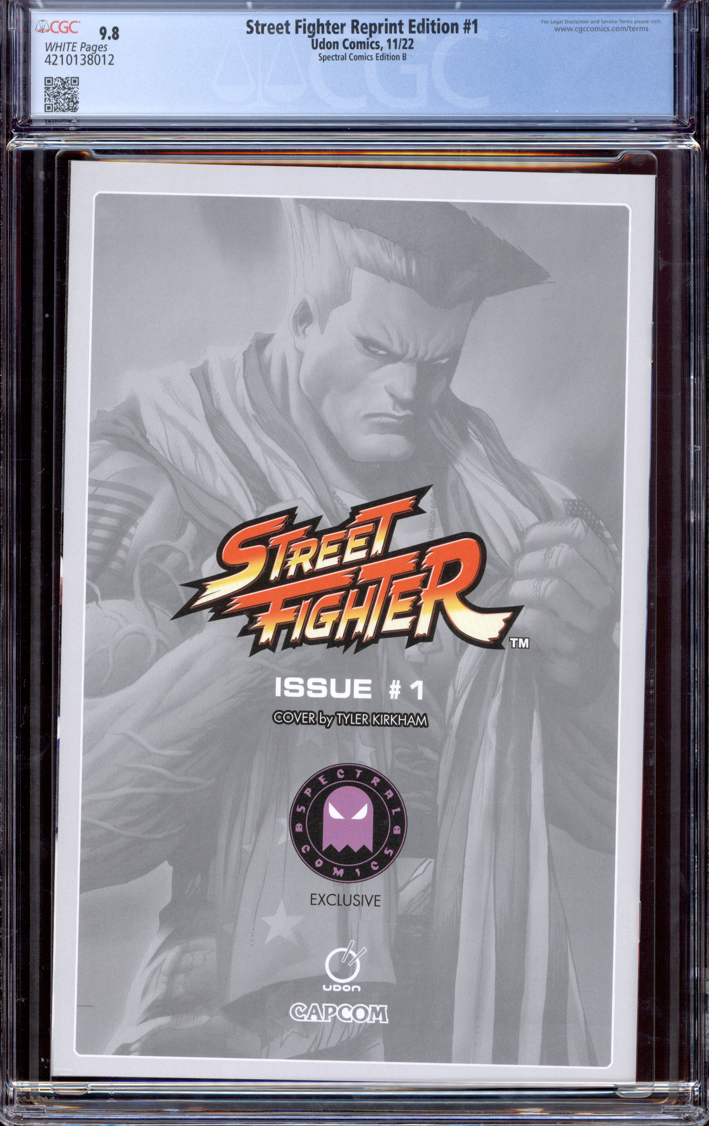 🔴 Street Fighter #4 Virgin Holofoil Edition Guile Variant CGC 9.6