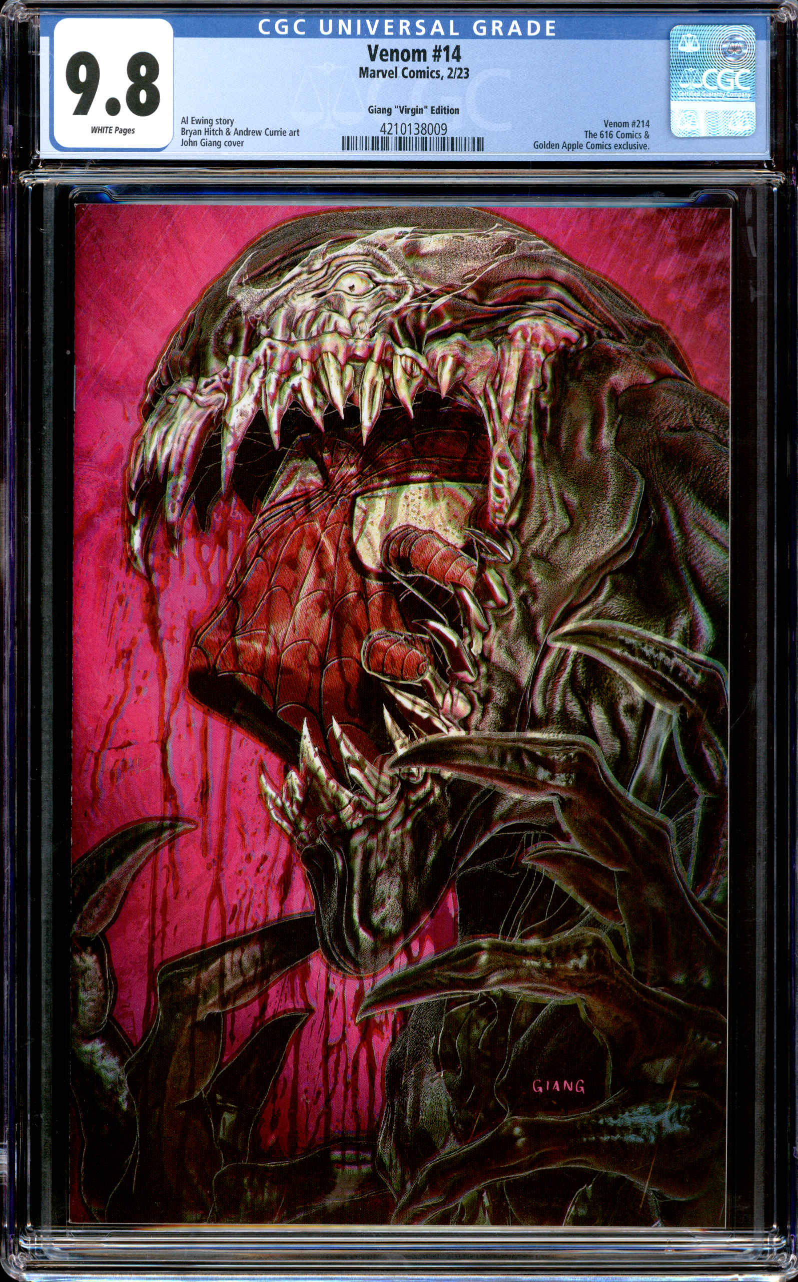 Buy Venom #14 | Giang Cover | 2023 Marvel Comics | Giang Virgin Edition | No.00217/600 | CGC 9.8
