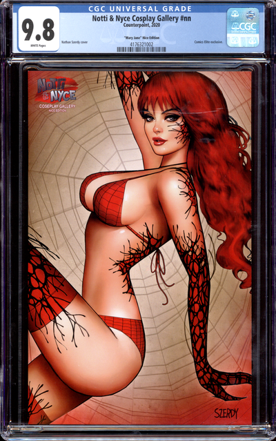 Buy Notti & Nyce Cosplay Gallery | Szerdy | Mary Jane | "Bikini" |  2020 Counterpoint | Mary Jane Nice Edition Comics Elite Szerdy Cover Exclusive | CGC 9.8