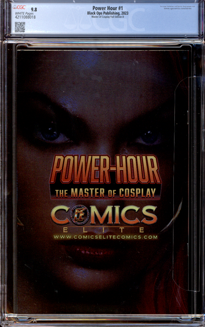 Buy Power Hour #1 “Teela” | Foil | Shikarii | "Bad Girl" | 2023 Black Ops Publishing | Master of Cosplay Virgin Shikarii Edition D | CGC 9.8