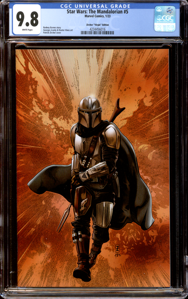 Buy Star Wars: The Mandalorian #5 | Zircher Cover | 2023 Marvel Comics | Zircher "Virgin" Edition