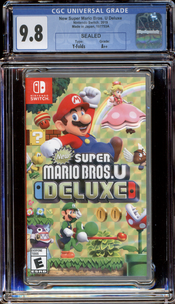 Super Mario Bros Wonder - Nintendo Switch/CGC GRADED 9.9 A++
