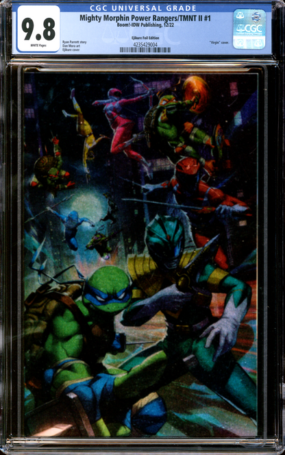 Mighty Morphin Power Rangers/TMNT II #1 | Ejikure | Foil – Marvelous ...